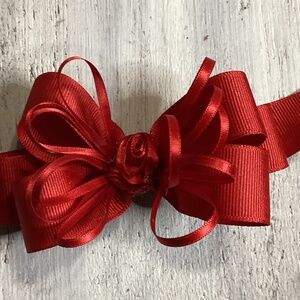 Girls Hairbows Red NEW